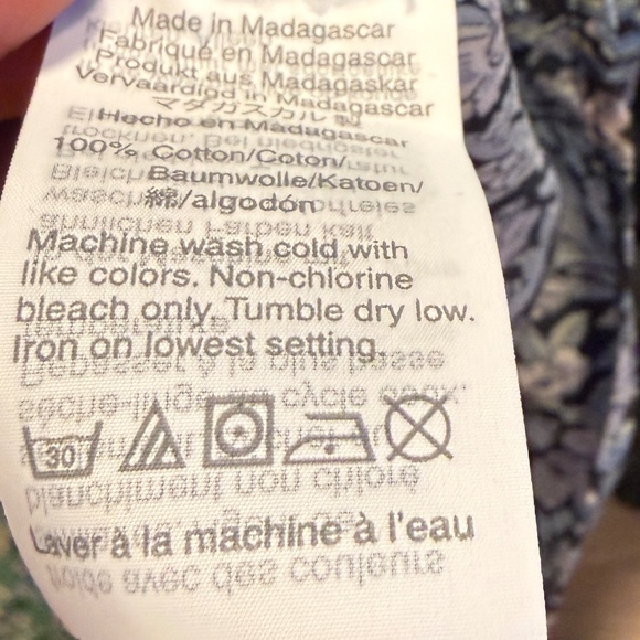 NWOT J.Crew x Liberty Fabric Perfect Button-Down Shirt - Sea Grass Floral Print - Picture 4 of 4